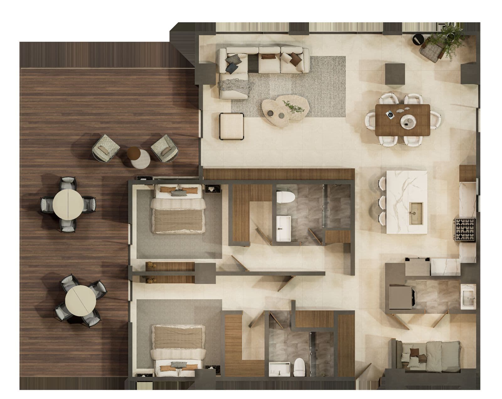 Planta renderizada