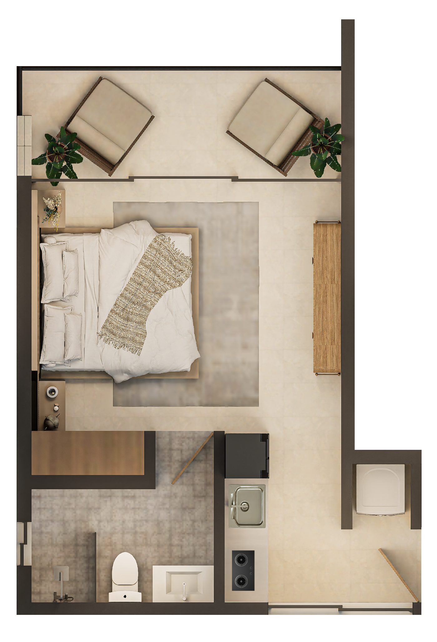 Planta estudio lateral